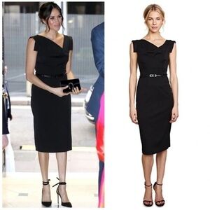 Black Halo Jackie O Sheath Dress Black